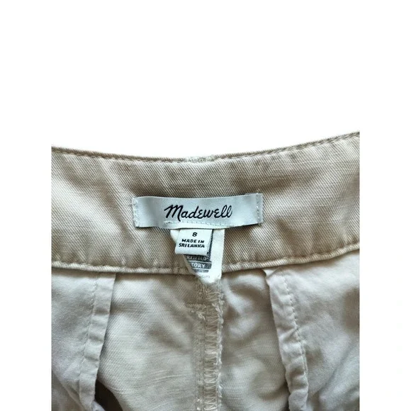 Madewell Women's Harvest Moon The Harlow Wide-Leg Pants Full-Length Size 8 - Picture 11 of 13